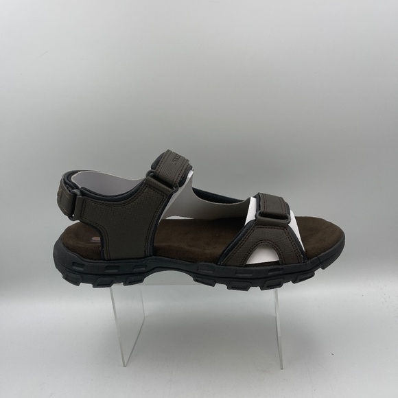 Skechers Men's 13 Louden Sandal Brown SN 64487 New Without Box - Picture 3 of 12